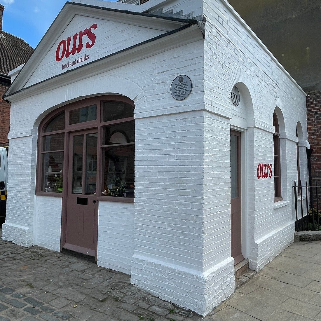 Ours Cafe at the Old Fire Station in Faversham